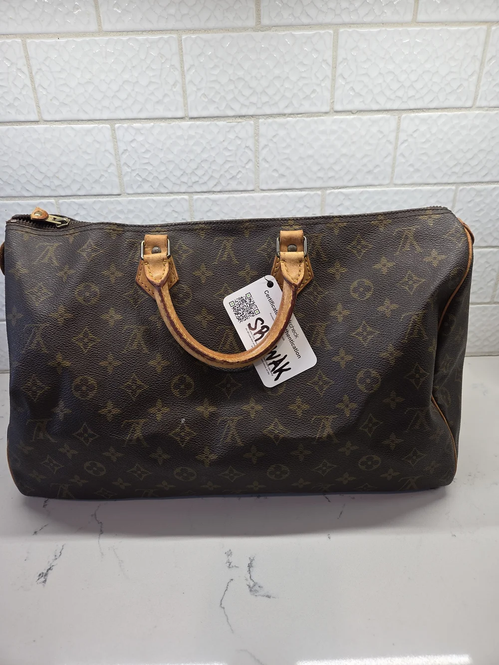 Vintage 1985 Louis Vuitton Monogram Speedy 40 Bag - Made in France SA851